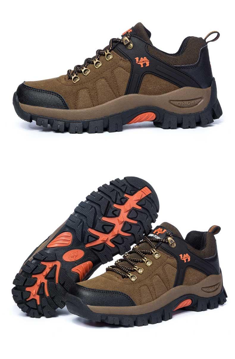 New Fashion Outdoors Men's Sneakers Waterproof Shoes Mens Casual Shoe Waterproof Hiking Boots Outdoor Lightweight Shoes Outdoor Walking Lace Up Anti-Slip Casual Shoes - ThisandThatShoppe