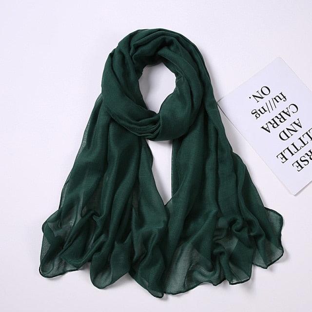 New Fashion Soft Cotton Elegant Viscose Scarf Ladies Scarf Shawls Lightweight Elegant Wraps Muslim Hijab scarf scarves For Women