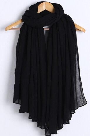 New Fashion Soft Cotton Elegant Viscose Scarf Ladies Scarf Shawls Lightweight Elegant Wraps Muslim Hijab scarf scarves For Women