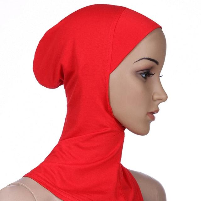 New Luxury Fashion Winter Soft Colorful Inner Hijab Cap Muslim Turban Hijab Caps Muslim Under Scarf Women Lightweight Hijab Bonnet Muslim Women Elegant Scarf Turbans Head For Women Women's Hijabs Hijab Caps Hat For Women