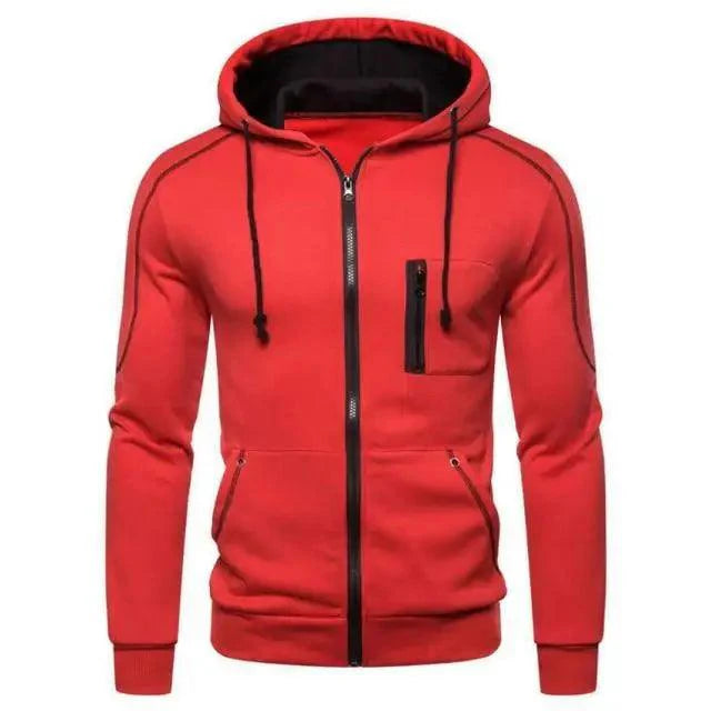 New Men Hoodies Jacket Fleece Hooded Coat Sportwear Male Streetwear Tracksuit Sweatshirts Hoodie Sweatshirt Sets Casual Jogging Athletic Hoodies