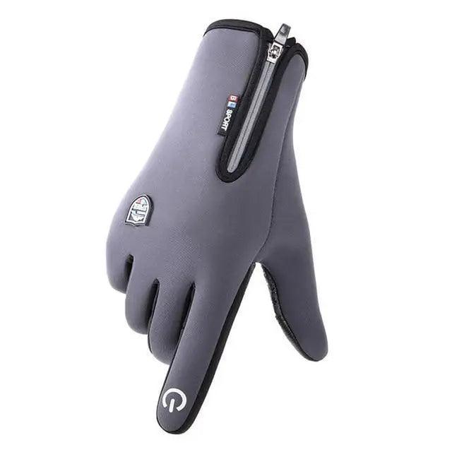 New Warm Winter Fishing Gloves For Winter Waterproof Windproof Breathable Full Finger Non Slip Outdoor Fishing Gloves Winter Touch Screen Running Gloves Thin Thermal Gloves Cycling Gloves