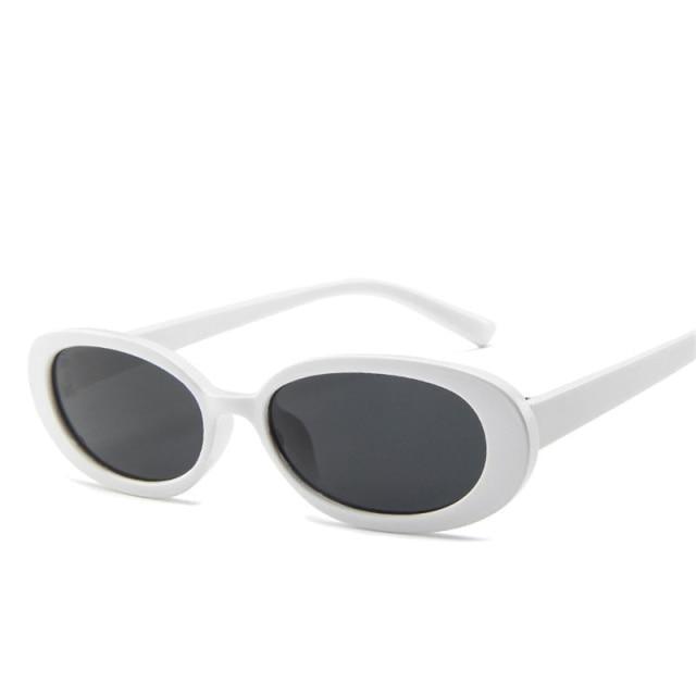 Oval Sunglasses For Women Retro Designer Glasses For Women/Men Small Eyewear For Women Tiny Small 90s Sunglasses Women Polarized Retro Oval Sunglasses Tinted Glasses
