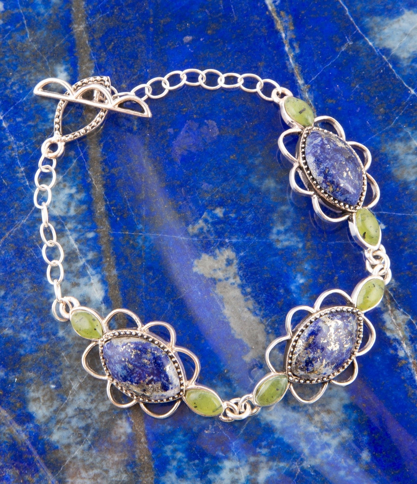 Bracelet Oxford Lapis et Jade