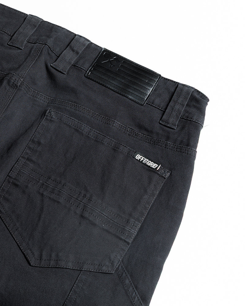 Hardened Double Knee Pant - Black - ThisandThatShoppe