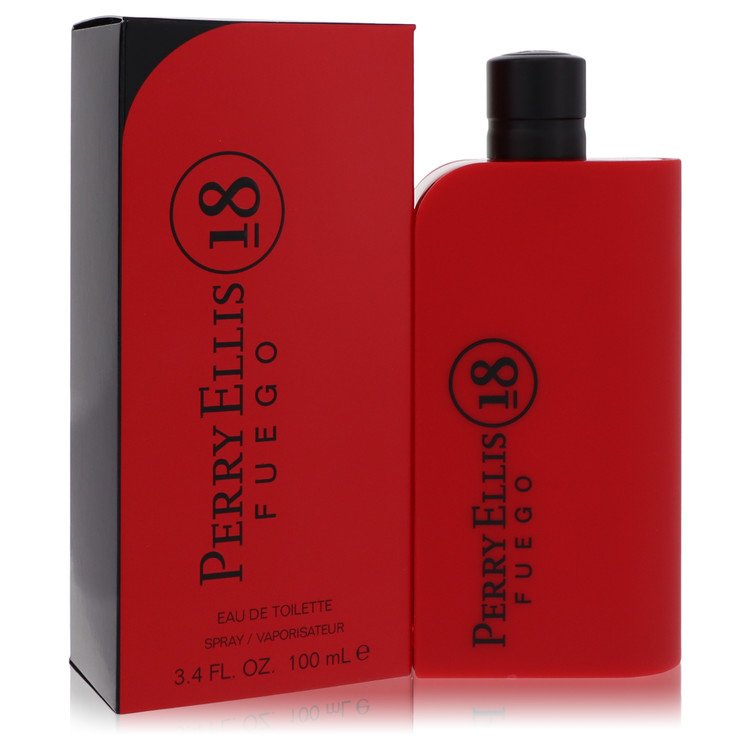 Perry Ellis 18 Fuego par Perry Ellis Eau de Toilette Vaporisateur 100 ml pour Homme