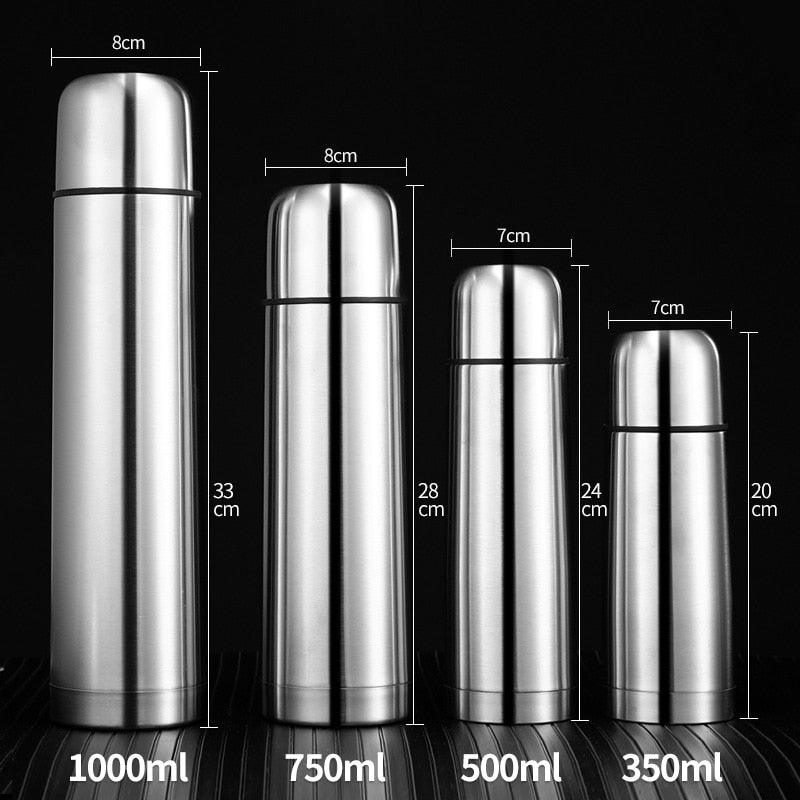 Portable Double Layer Thermal Mug Food Thermos For Tea With Heating Stanley Cup Stainless Steel Water Bottle Insulated Stainless Steel Bottle - Keeps Cold for 12 hours Hot for 6 hours Perfect for Purse or Kids Lunch Bag