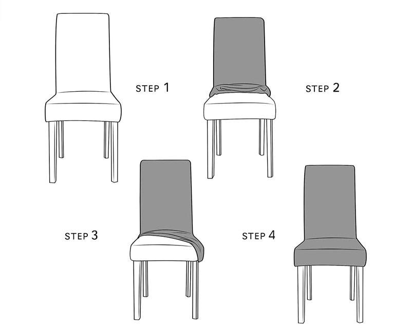 Print Pattened Dining Chair Cover Spandex Elastic Chair Slipcover Stretch Case For Chairs Wedding Hotel Banquet Fit Stretch Short Dining Room Chair Covers with Printed Pattern Banquet Chair Seat Protector Slipcover For Home Party Hotel Wedding Ceremony