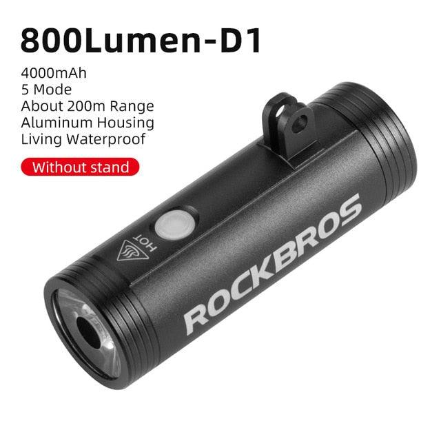 Bike Front Light Rainproof USB Rechargeable Bicycle Light Cycling Headlight LED Flashlight Bike USB Rechargeable Bicycle Light Bicycle Front Headlight LED Bike Headlight Lamp 2000mAh