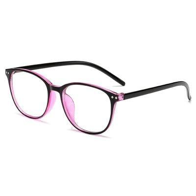 Women Myopia Glasses Ladies Blue And Anti Eye Strain Headache Computer Glasses Transparent Lens Film Coated Oval Formed Myopia Glasses -1.0 -1.5 -2.0 -2.5 -3.0 -3.5 -4.0 -4.5 -5.0 -5.5