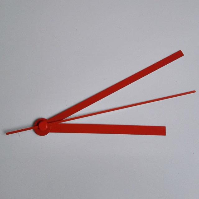 Wall Clock Pointer Clock Watch Kit Accessories 3D Clock Hands Wall Clock for Kitchen Office and Home Art Decor Quartz Clock Movement Mechanism Accessories Needle Pointer Large Wall Clocks Quartz
