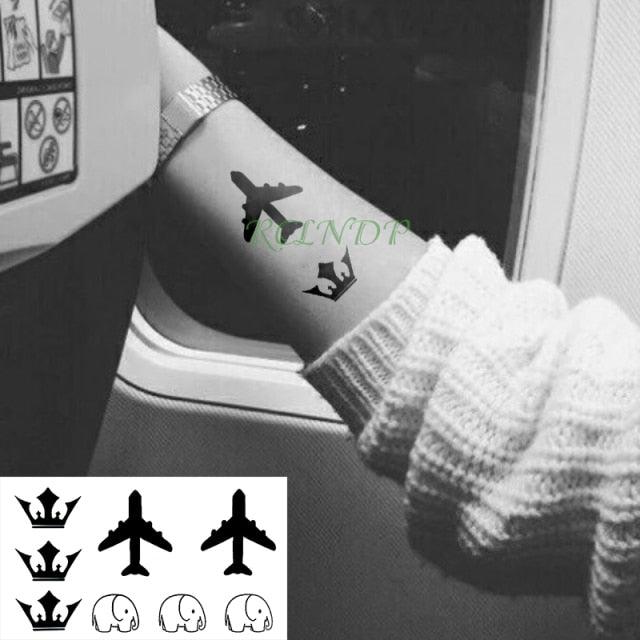 Luxury Different Waterproof Temporary Tattoo Sticker Snake Flower Fake Tattoo Body Art Adult Fashion Stickers For Womens Mens