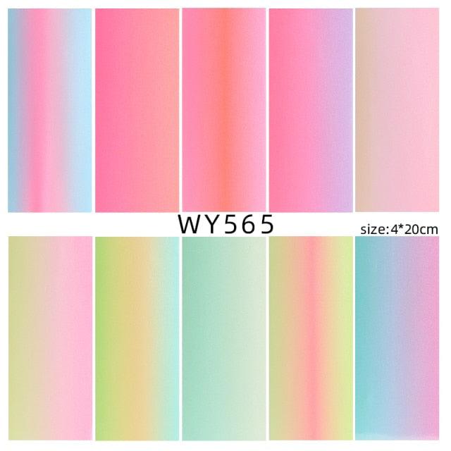 Holographic Nail Foil Transfer Set Sticker Decal Nail Art Foils Designer Marble Nail Decoration Sliders Wraps Manicure Women Kids Girls Manicure Decoration Nail Art Supplies 3D Self-Adhesive Nail Decals Designer Nail Stickers for Acrylic Nails
