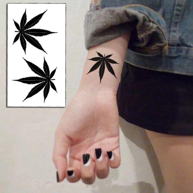 Luxury Womens Different Temporary Waterproof Tattoo Sticker Feather Dandelion Tattoos For Makeup Party