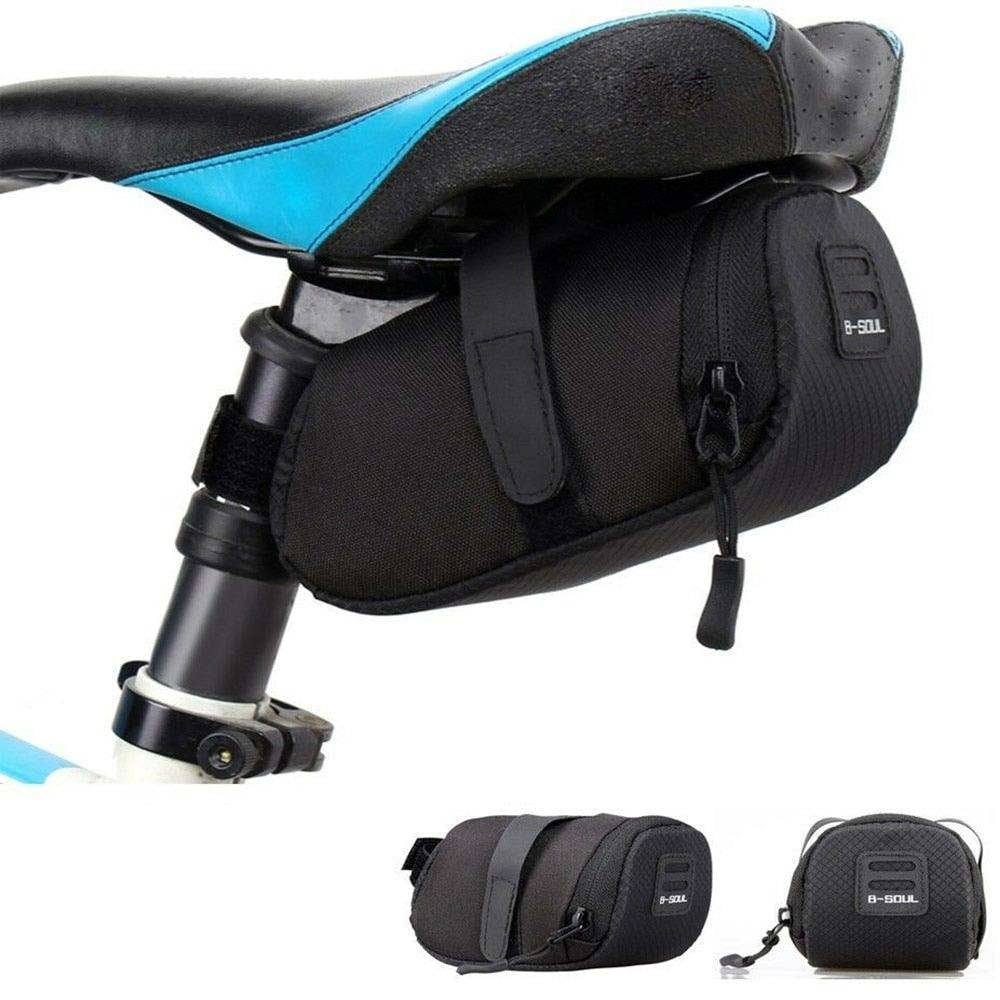 Bicycle Bag Waterproof Mountain Bike Storage Seat Rear Tool Pouch Bag Outdoor Cycling Accessories Bike Saddle Bag Bicycle Under Seat Pouch Cycling Wedge Pack For Mountain Road Cycling Accessories Storage