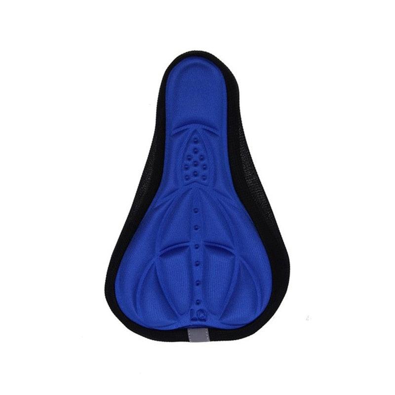 Mountain Bike 3D Saddle Cover Thick Breathable Super Soft Bicycle Seat Cushion Silicone Sponge Gel Seat Cover With Gel Padding And Memory Foam Bike Seat Cushion Cover Pad For Bicycle Seat Saddle