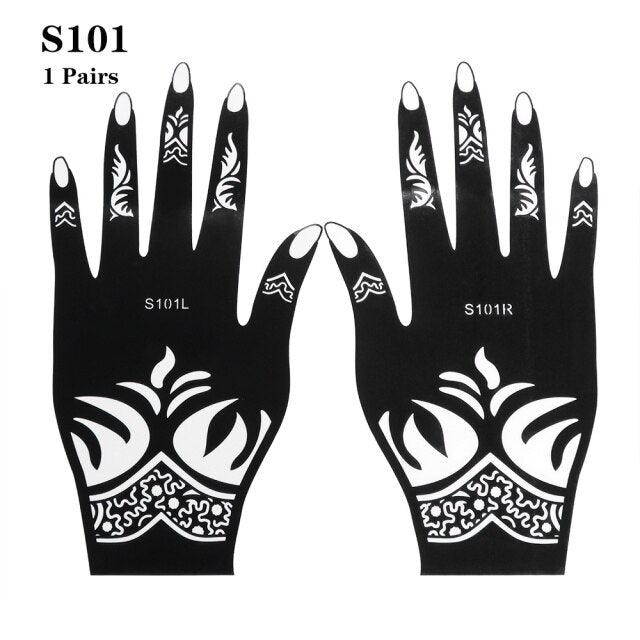 Fashion Women's Tattoo For Arm Temporary Body Paint Sticker Luxury Design For Wedding Party