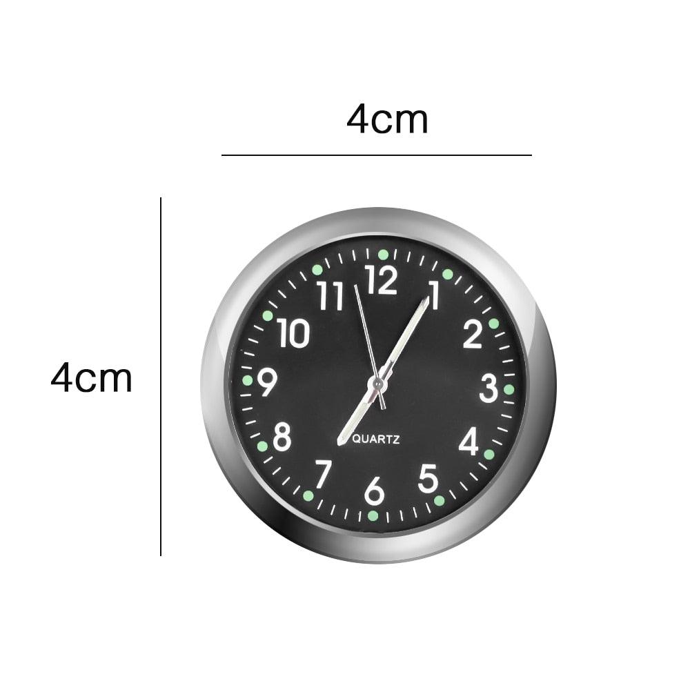 Car Clock Ornament Auto Watch Decoration Automobiles Car Dashboard Clock Cars Air Vent Clip Quartz Clocks Mini Luminous Quartz Analog Watch Universal Pocket Stick-On Clock Perfect Interior Dashboard Time Display Digital Pointer Clock In Car Accessories