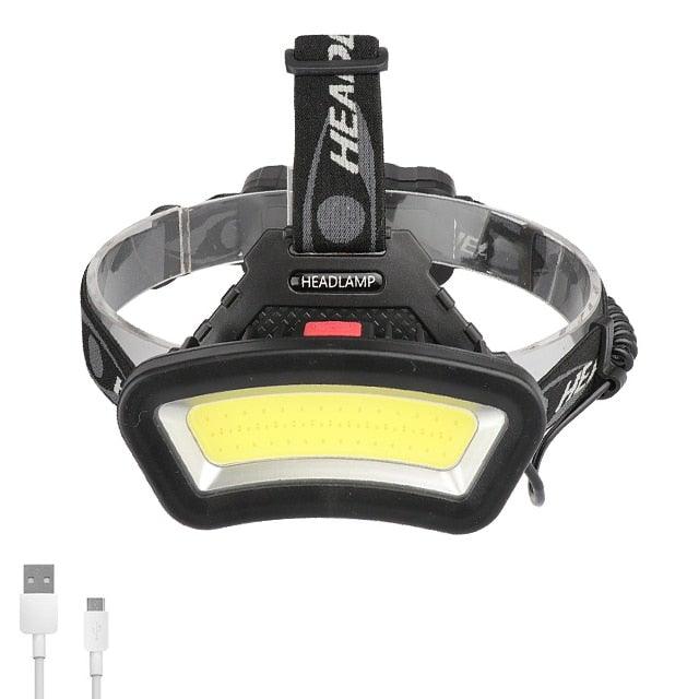 Rechargeable Usb Headlamp 500m Long Range Waterproof Headlight Lightweight Flashlight Hight Lumens Adjustable Floodlight For Outdoor Searchlight Hiking Camping Running Fishing Best Headlamps