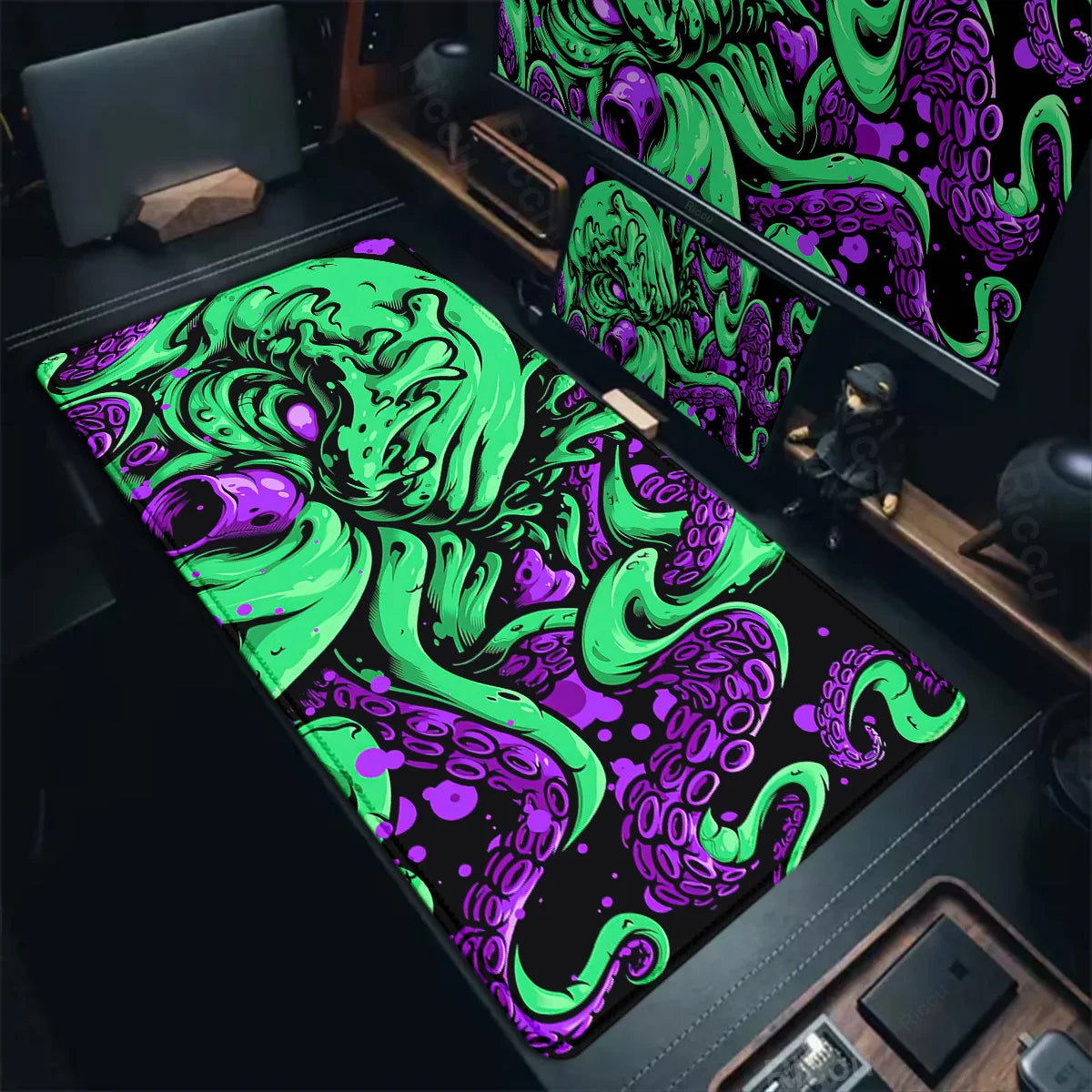 Riccu large octopus gaming mouse pad, XL Waterproof