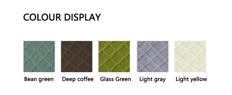 Seat Covers for Dining Room Chairs Stretch Round Home Seat Cover Jacquard Spandex Slipcovers Protector Case Chair Cover Stretch for Kitchen Hotel Banquet Stool Cover