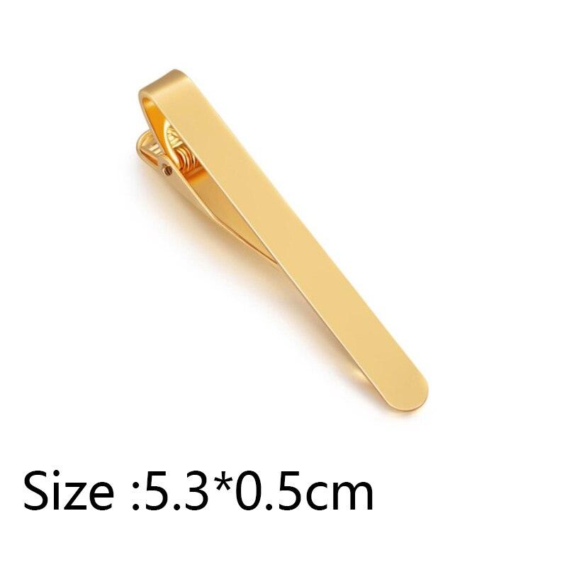 Simple Tie Clip Men Metal Copper Necktie Bar Clip Gold Silver Black 3 Bright Colors Best Gifts For Your Father Lover And Friends Simple Classic Bar Clasp Practical Necktie Accessories Fashion Men Tie Clips Luxury Clothing Jewelry