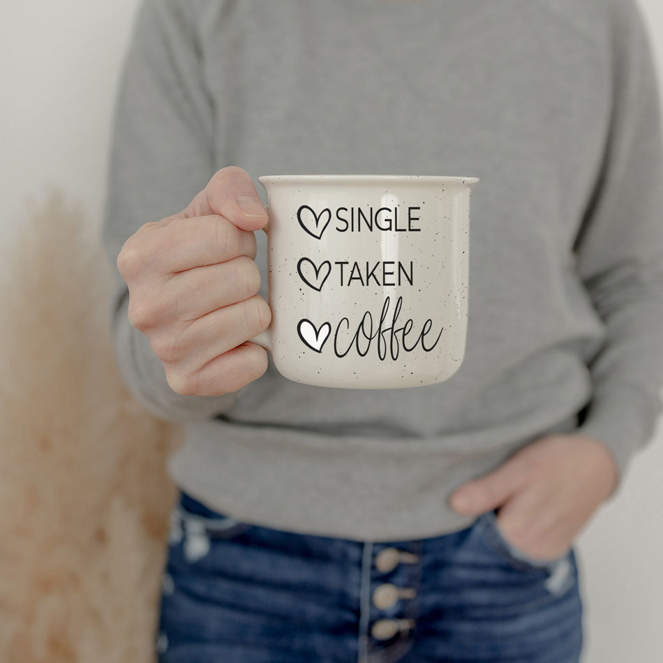 Single Vergeben Kaffee Keramikbecher 430ml Lustiges Geschenk zum Beziehungsstatus