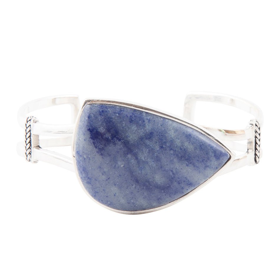 Sky Blue Kyanite Cuff Bracelet - ThisandThatShoppe