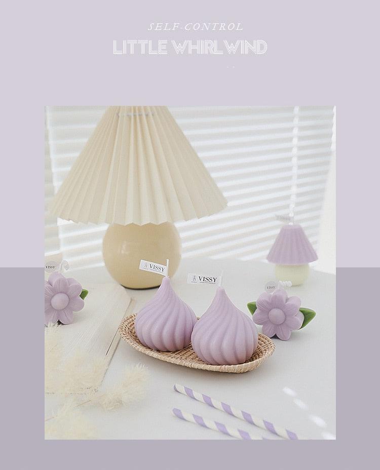 Small Whirlwind Candle Wedding Decoration Aromatherapy Candle Home Decor Natural Paraffin Wax Long Lasting Aromatherapy Candles Stress Relief For Women