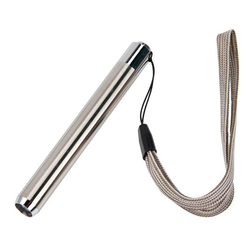 Stainless Steel Mini Pocket UV Black Light Flashlight Led Lamp Portable Flashlight Ultraviolet Pen Lights For Leak Pet Urine Bed Bug Dry Stain & Dye Detector Marker Checker Detection