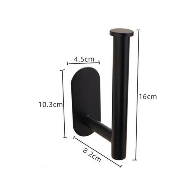 Stainless Steel Nail-free Wall Mounted Toilet Paper Holder Kitchen Tissue Paper Holder Toilet Roll Dispenser For Bathroom Toilet Paper Holder Toilet Paper roll Holder Self Adhesive+Super Glue Stainless Steel No Drilling For Bathroom Bedroom Kitchen