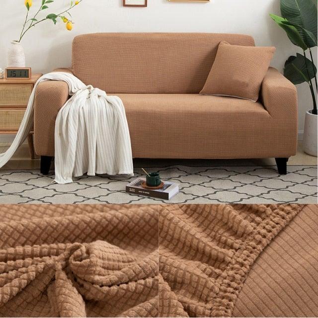 Stretch Armchair Slipcover Washable Furniture Protector Thick Sofa Protector Solid Printed Sofa Covers For Living Room Couch Cover Corner Sofa Water Resistant Couch Cover Furniture Protector