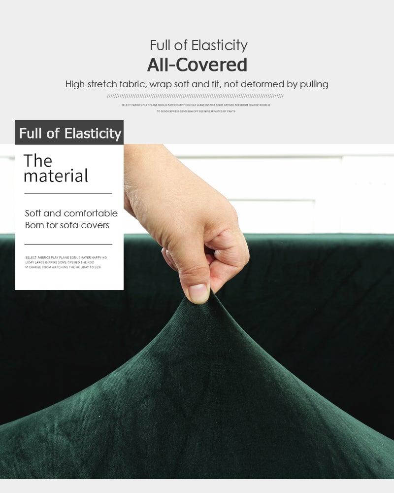 Stretchable Couch Cover Lounge Sofa Slipcover Furniture Cover Machine Washable Elasticated Sofa Covers Chaise Longue For Living Room Corner Armchair Elastic Cushion Couch Furniture 3 Seater Slipcover For Home
