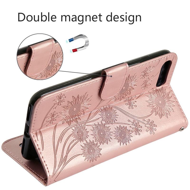 Stylish Wallet Flip Cover Embossing Credit Cards Slot Pockets PU Leather Wallet Cover For Xiaomi Redmi Note 9 7 8 Pro 9A 7A 9C 8T 6 Leather Flip Book Case For Red MI 11 Note 10 9T 5 9S Po co X3 NFC M3 M4 4X Cover