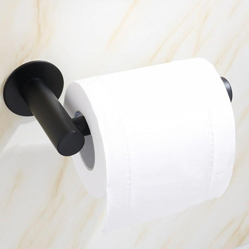 Toilet Wall Mount Toilet Paper Holder Stainless Steel Bathroom Kitchen Roll Paper Accessory Tissue Towel Accessories Holders Modern Paper Roll Holder Wall Mount Tissue Roll Rack