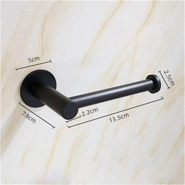 Toilet Wall Mount Toilet Paper Holder Stainless Steel Bathroom Kitchen Roll Paper Accessory Tissue Towel Accessories Holders Modern Paper Roll Holder Wall Mount Tissue Roll Rack