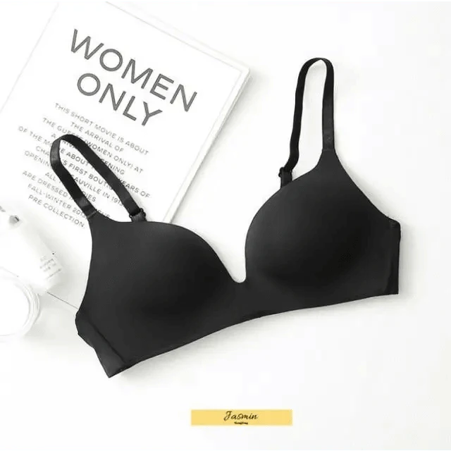 Seamless Bras for Women Push Up Bra No Wire Brassiere A B Cup Underwear Bra Three Quarters 3/4 Cup Thin Soft Sexy