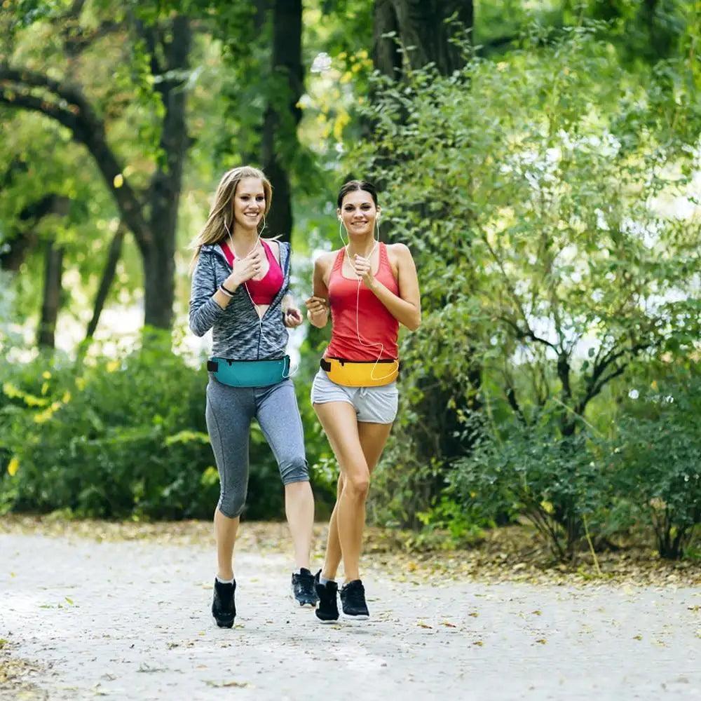Unique Running Fanny Pack Sports Belt Bag Stylish Ultra Light Bounce Free Waist Pouch Bag Fitness Workout Belt Sport Waist Pack