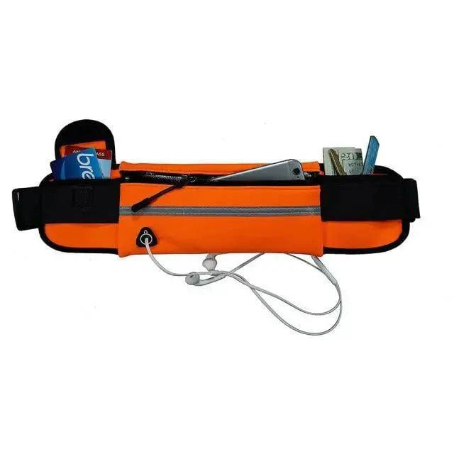 Unisex Lightweight Sport Pouch Classic Ultra-Thin Waterproof Mini Fanny Pack Unique Design Runners Jogging Pocket Belt