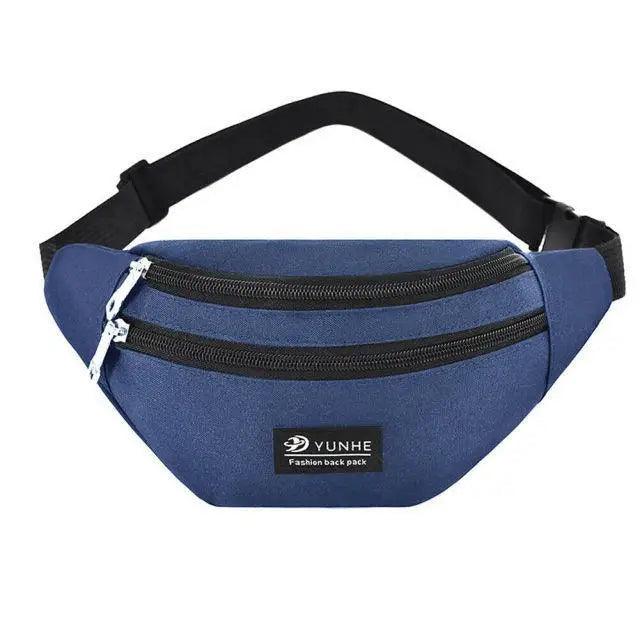 Unisex Retro Fanny Pack Unique Design Waist Bag Adjustable Belt Waterproof Travel Bag Sports Chest Bag