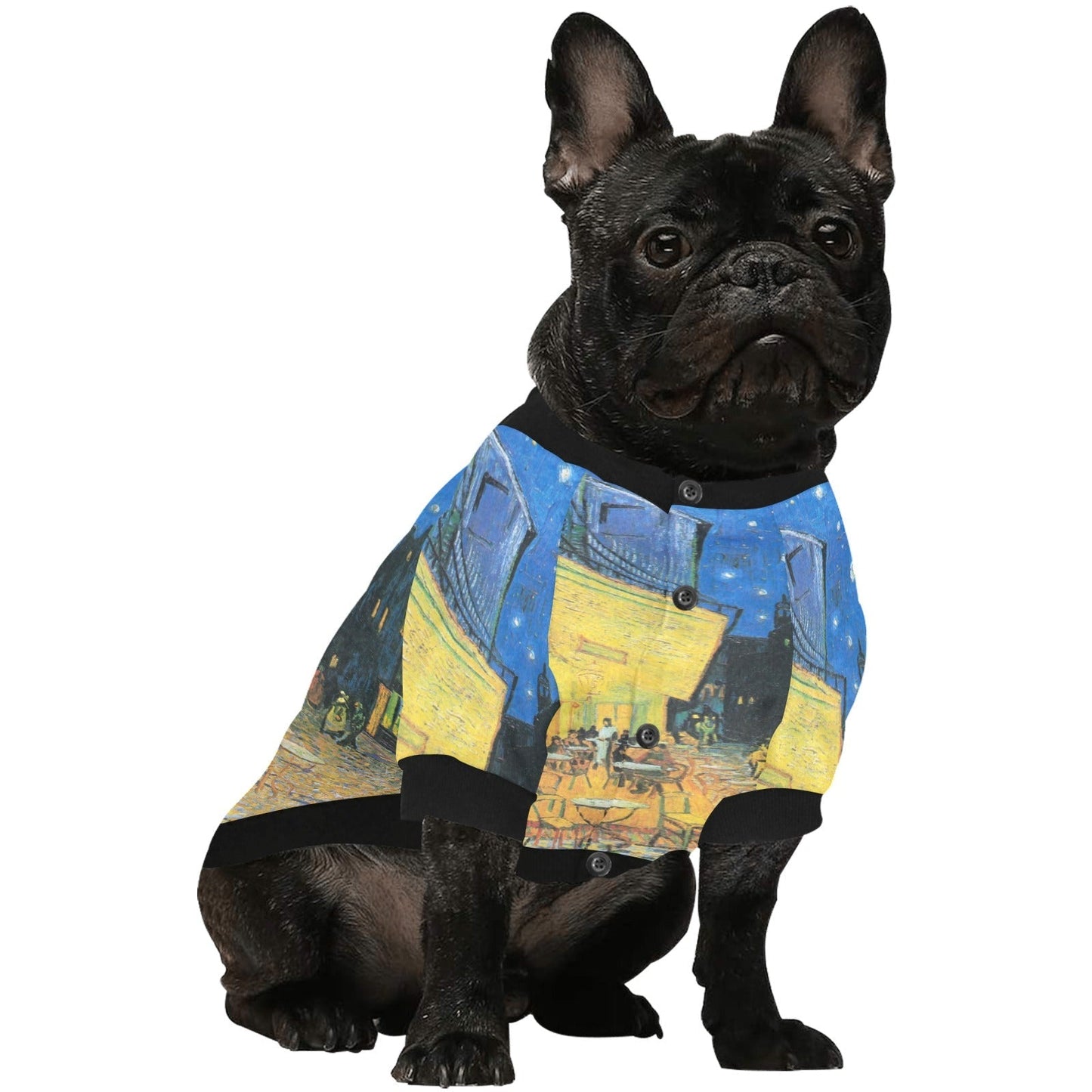 Van Gogh Cafe Terrace At Night Round Neck Shirt