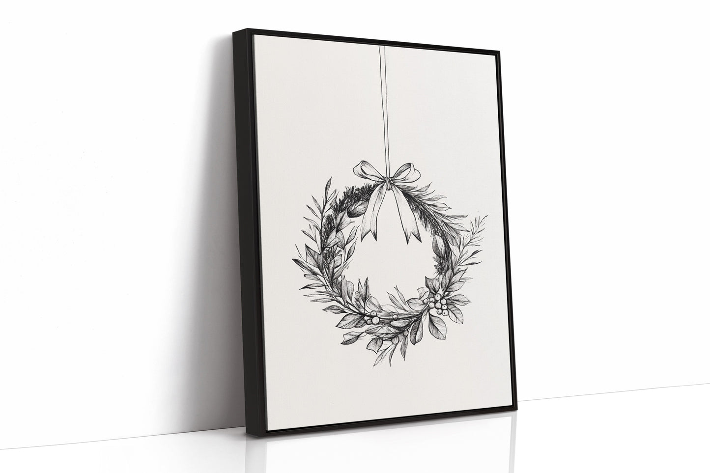 Simple Hand-Drawn Wreath