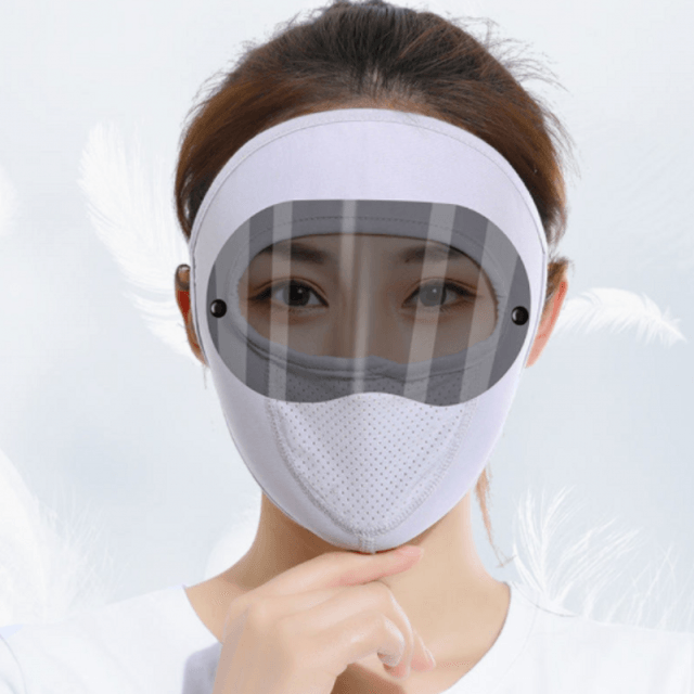 Windproof Anti Dust Face Mask Cycling Ski Breathable Masks Fleece Face Shield Hood Caps with HD Goggles Cycling Cap Balaclava Skating Hat Motorbike Biker Racing Breather Mask Tactical Airsoft Cap Scarf Mask Ski Hat Spring Summer For Men Women