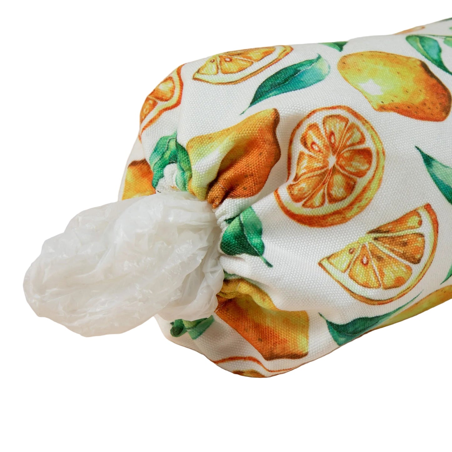 Lemon Vibes Plastic Bag Holder - Set of 2