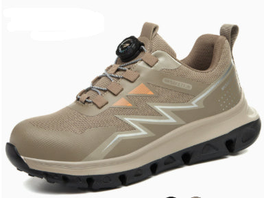 Safety Shoes Lightweight And Breathable With Reinforced Steel Toe For Protection Against Impacts And Punctures