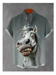 Hawaiian-style Fashionable And Breathable Mens Shirt