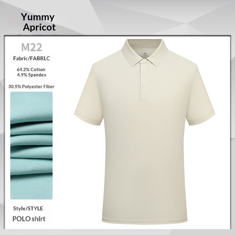 High-end Mercerized Cotton Polo Shirts For Summer