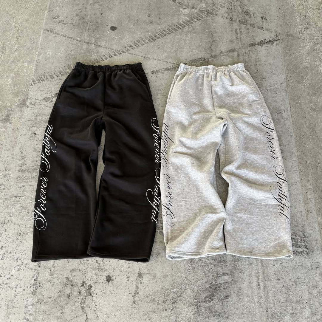 Mens Retro Straight-Leg Lace-Up Casual Pants