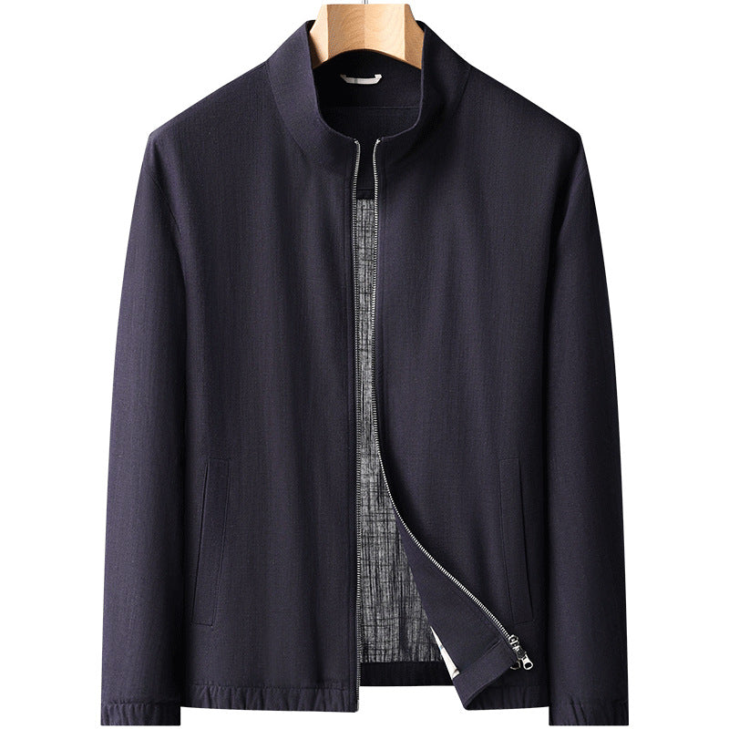SpringSummer New Mens Jacket Made With Linenlightweight