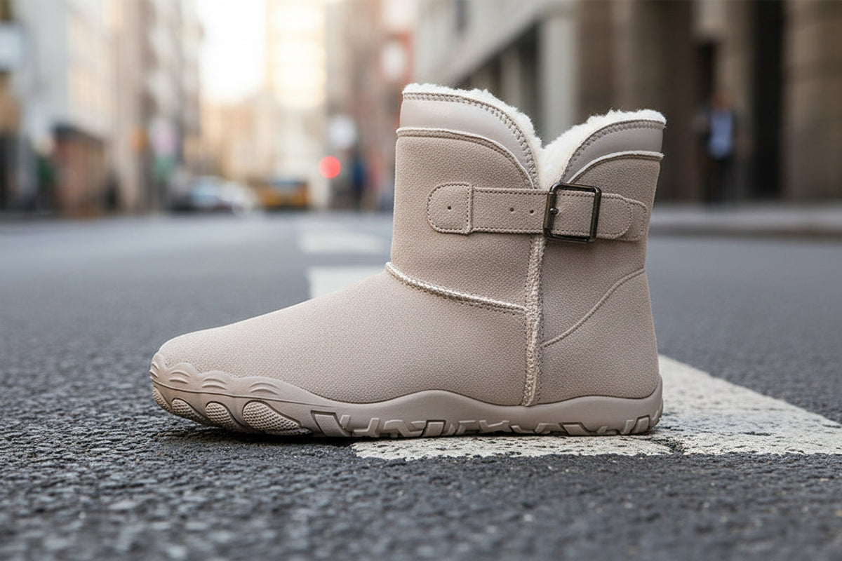 Unisex Warm Fleece-Lined Snow Boots – Anti-Slip Winter Boots for Men & Women